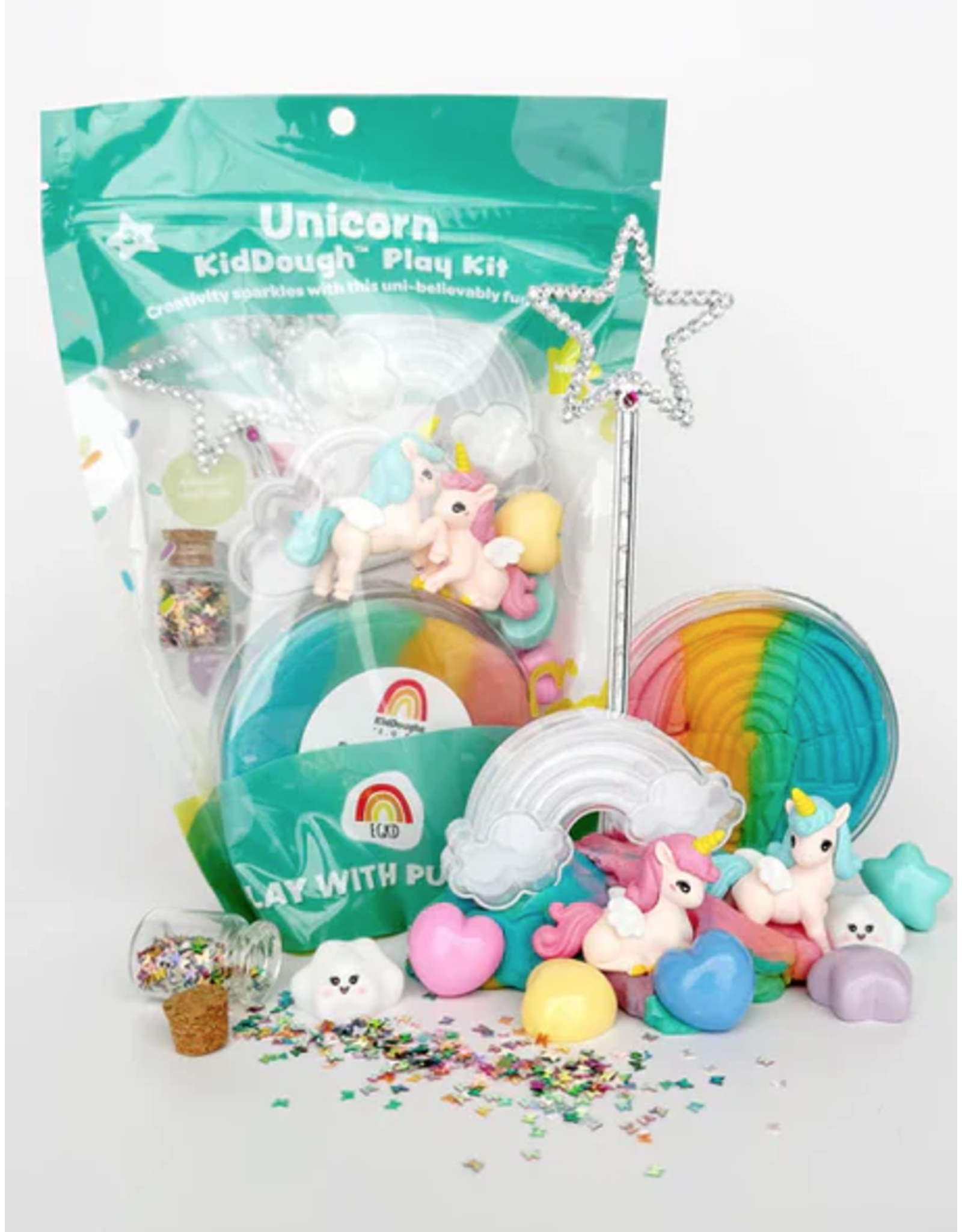 Earth Grown KidDoughs Unicorn KidDough Play Kit
