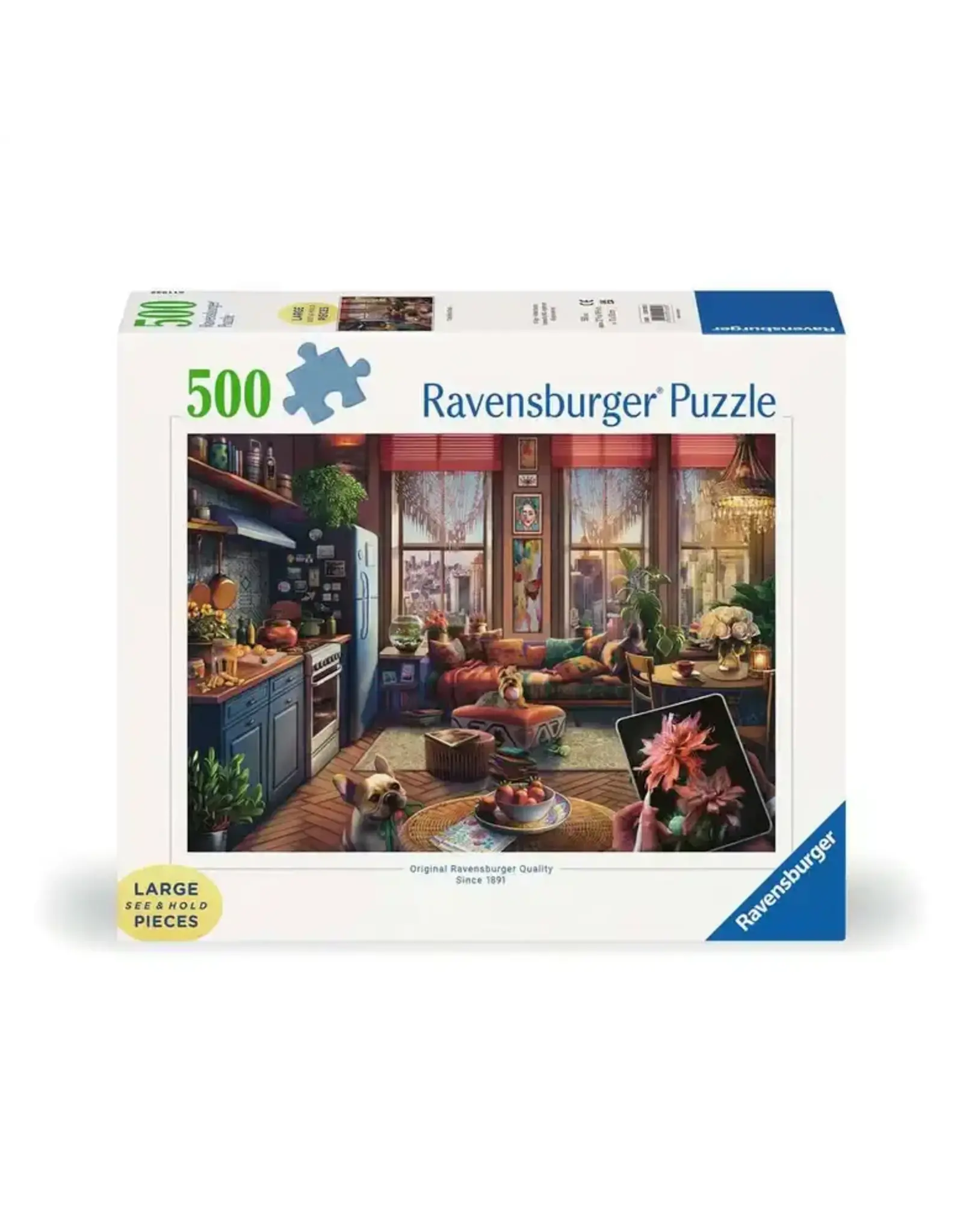 Ravensburger Cozy BoHo Studio 500 Pieces Large Format