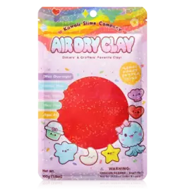 Kawaii Slime Air Dry Clay Color Red