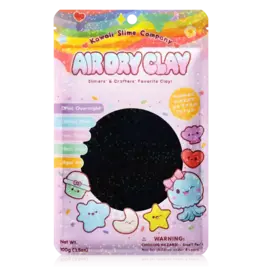 Kawaii Slime Air Dry Clay Color Black