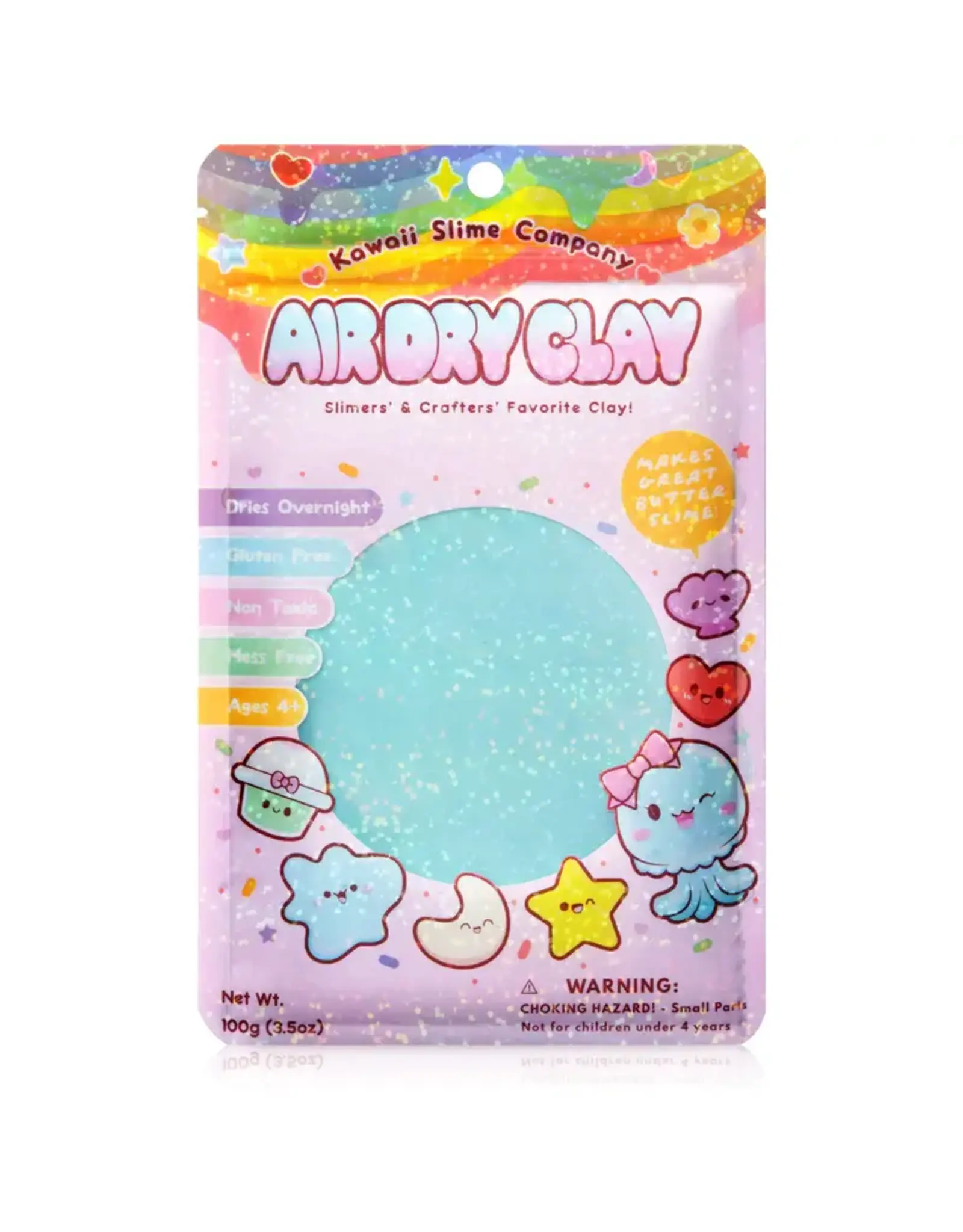 Kawaii Slime Air Dry Clay Color Baby Blue