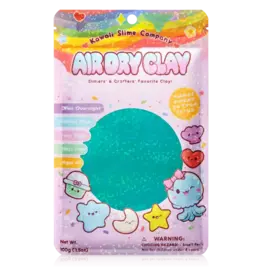 Kawaii Slime Air Dry Clay Color Turquoise
