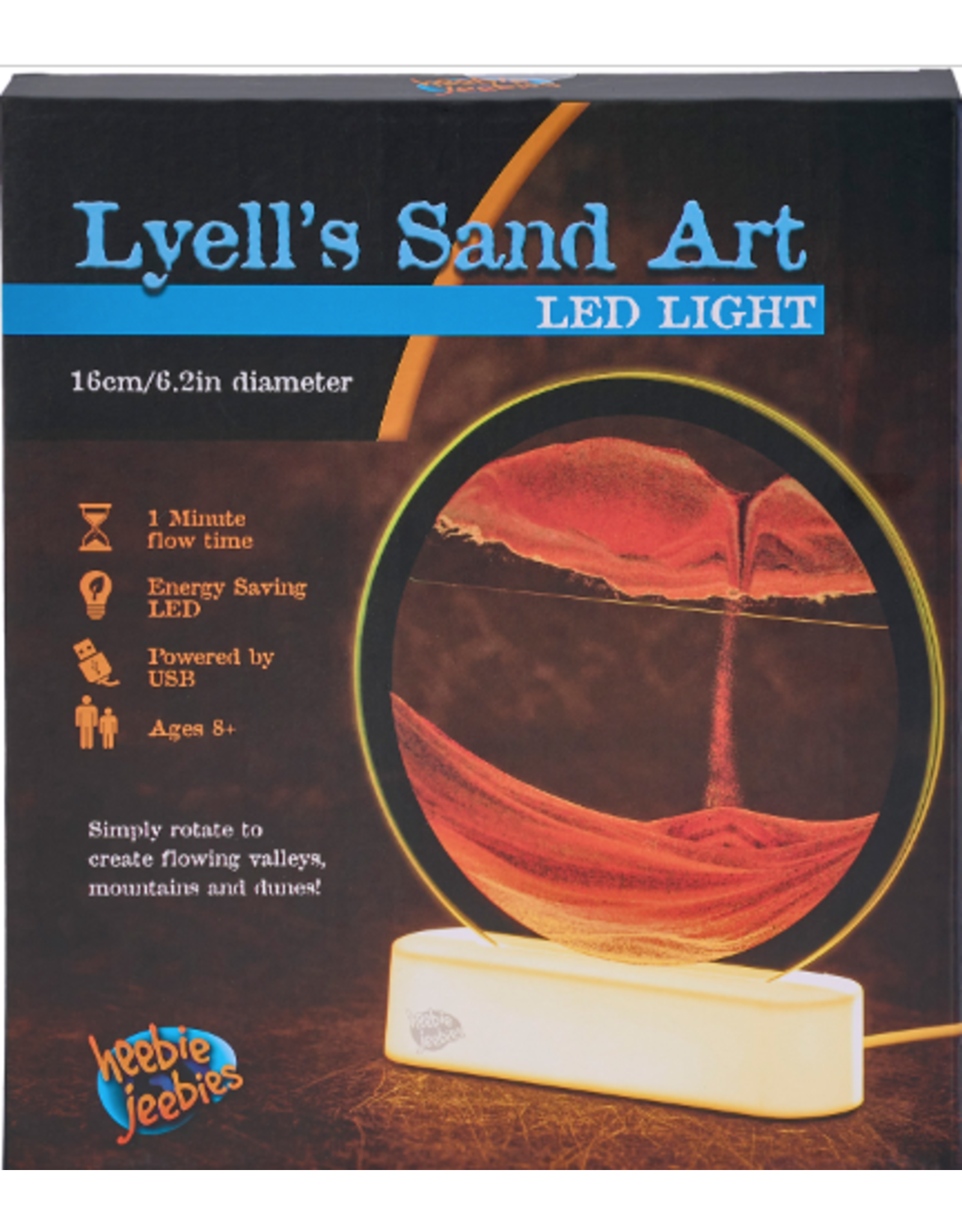Heebie Jeebies Lyell's Sand Art LED Light