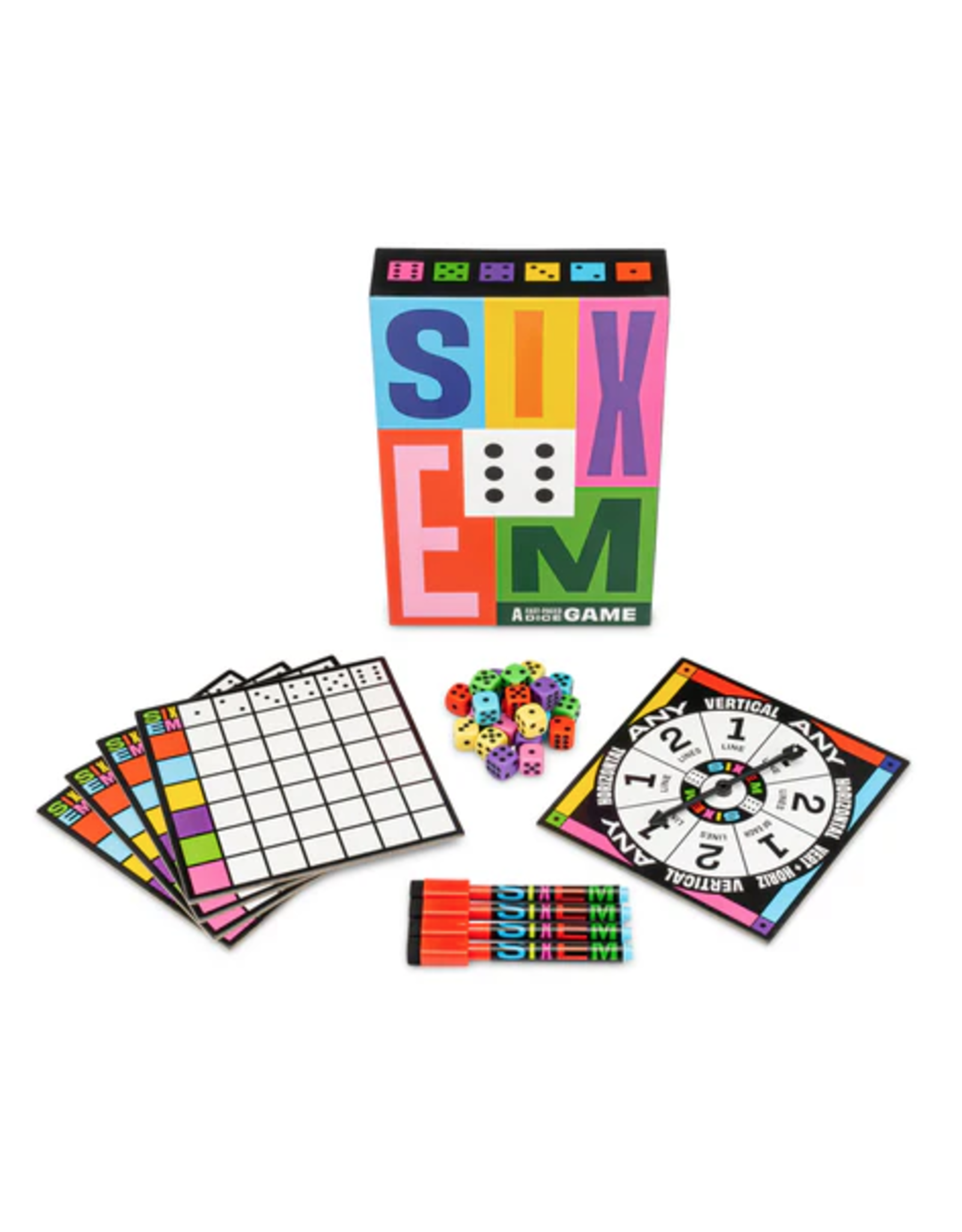 Hootenanny Games Sixem Dice Game