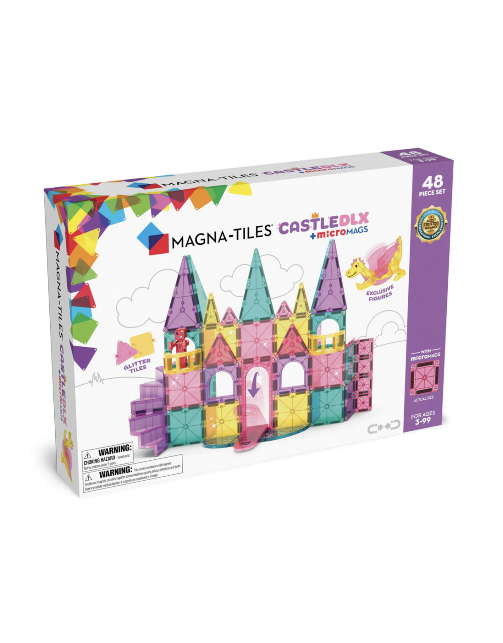 Magna-Tiles Magna - Tiles Castle Deluxe 48 Piece Set