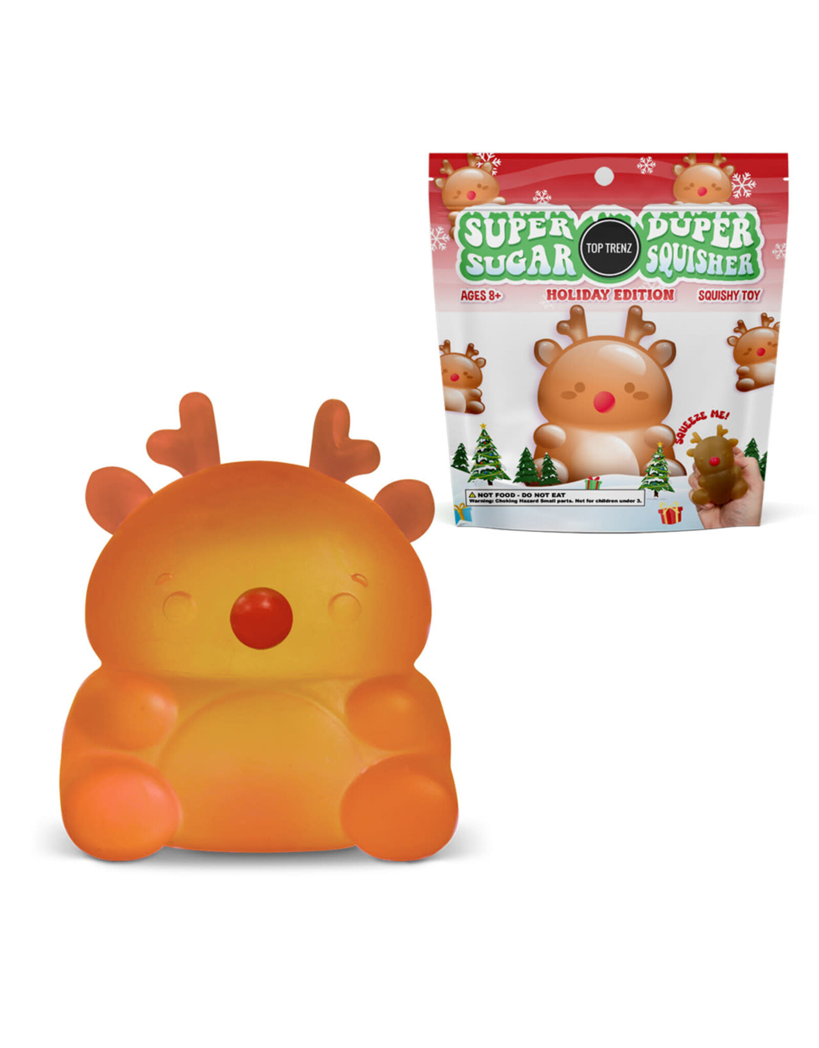 Top Trenz Super Duper Sugar Squisher Reindeer