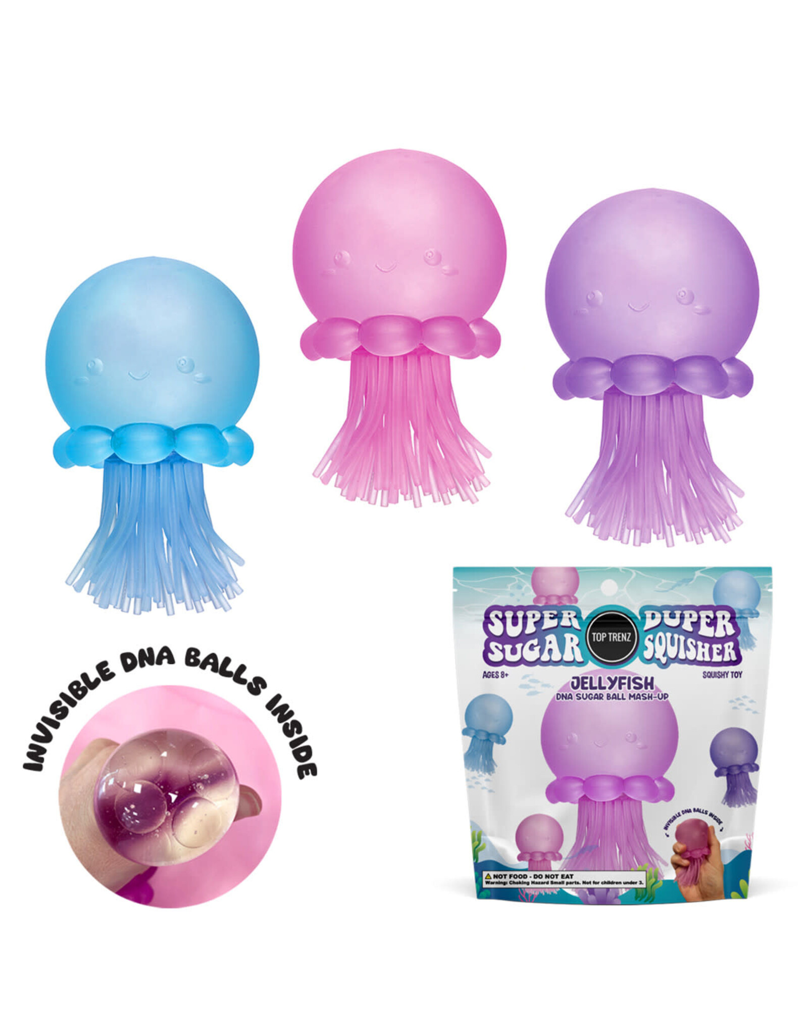 Top Trenz Super Duper Sugar Squisher Jelly Fish Sugar DNA