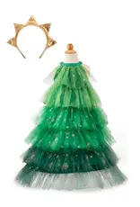 Great Pretenders Christmas Tree Dress With Headpiece Size 3-4