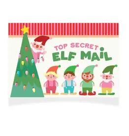 The Penny Paper Co. Elf Mail Scratch And Reveal Cards