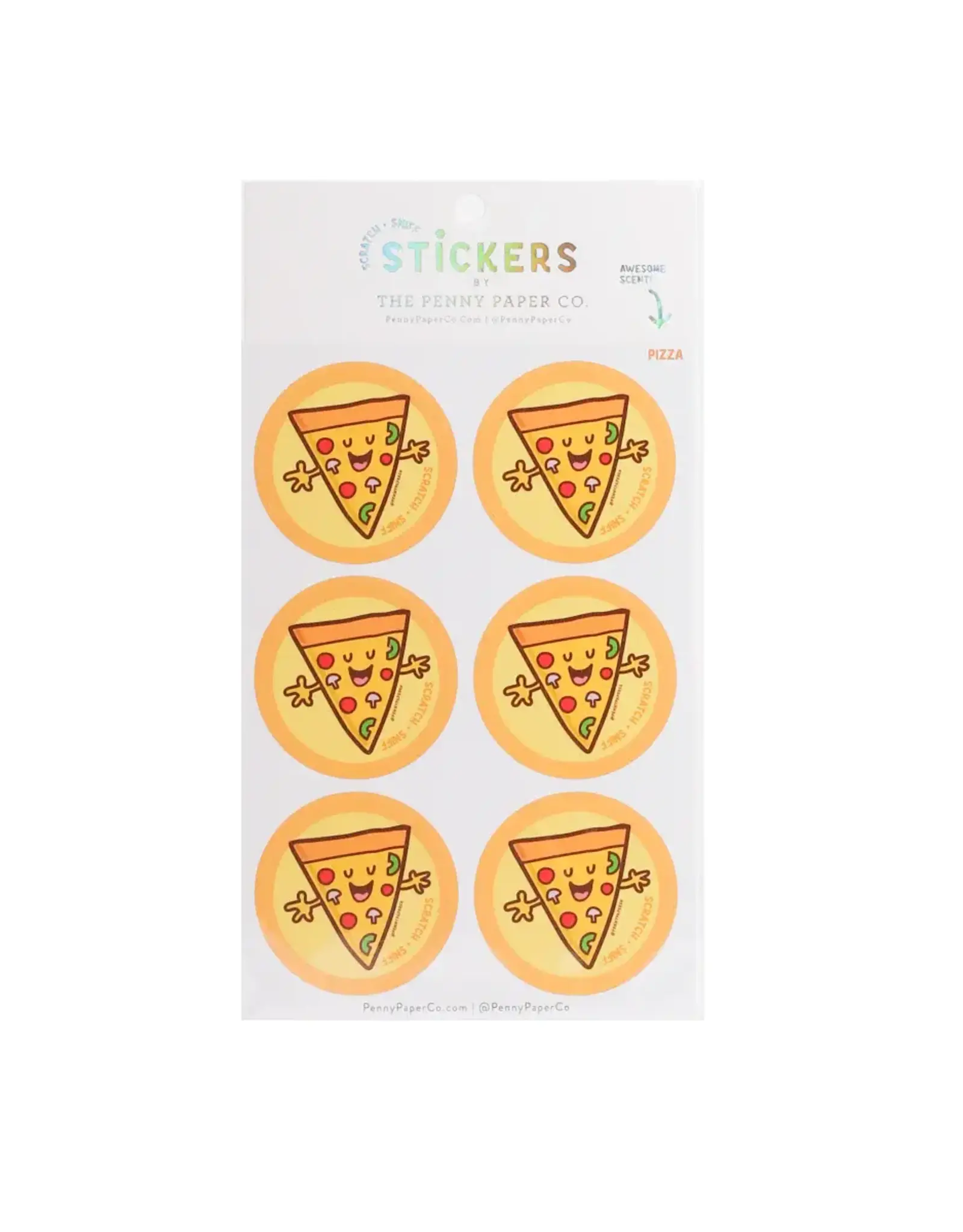 The Penny Paper Co. Pizza, Scratch And Sniff Stickers