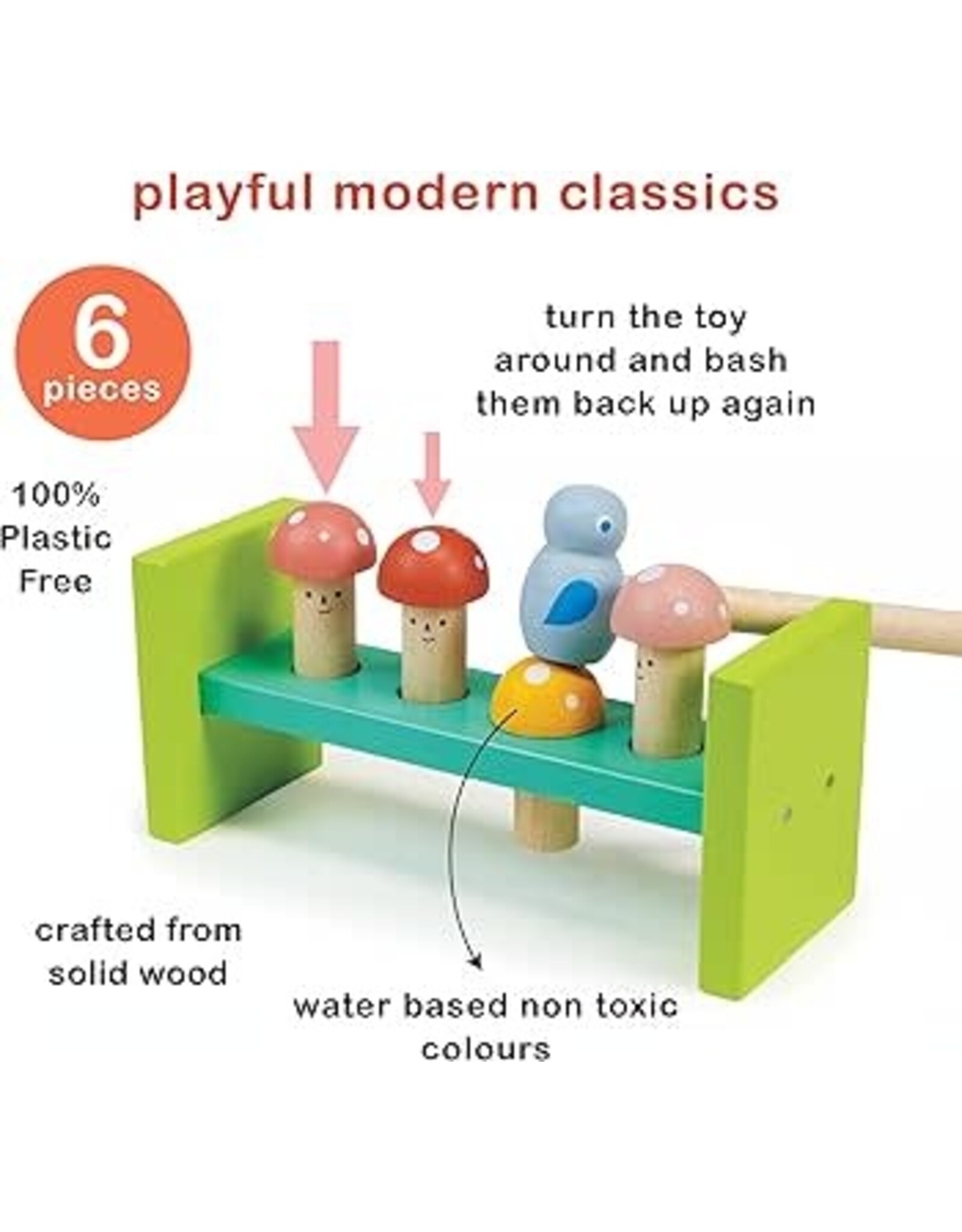Mentari Woodland Hammer Toy