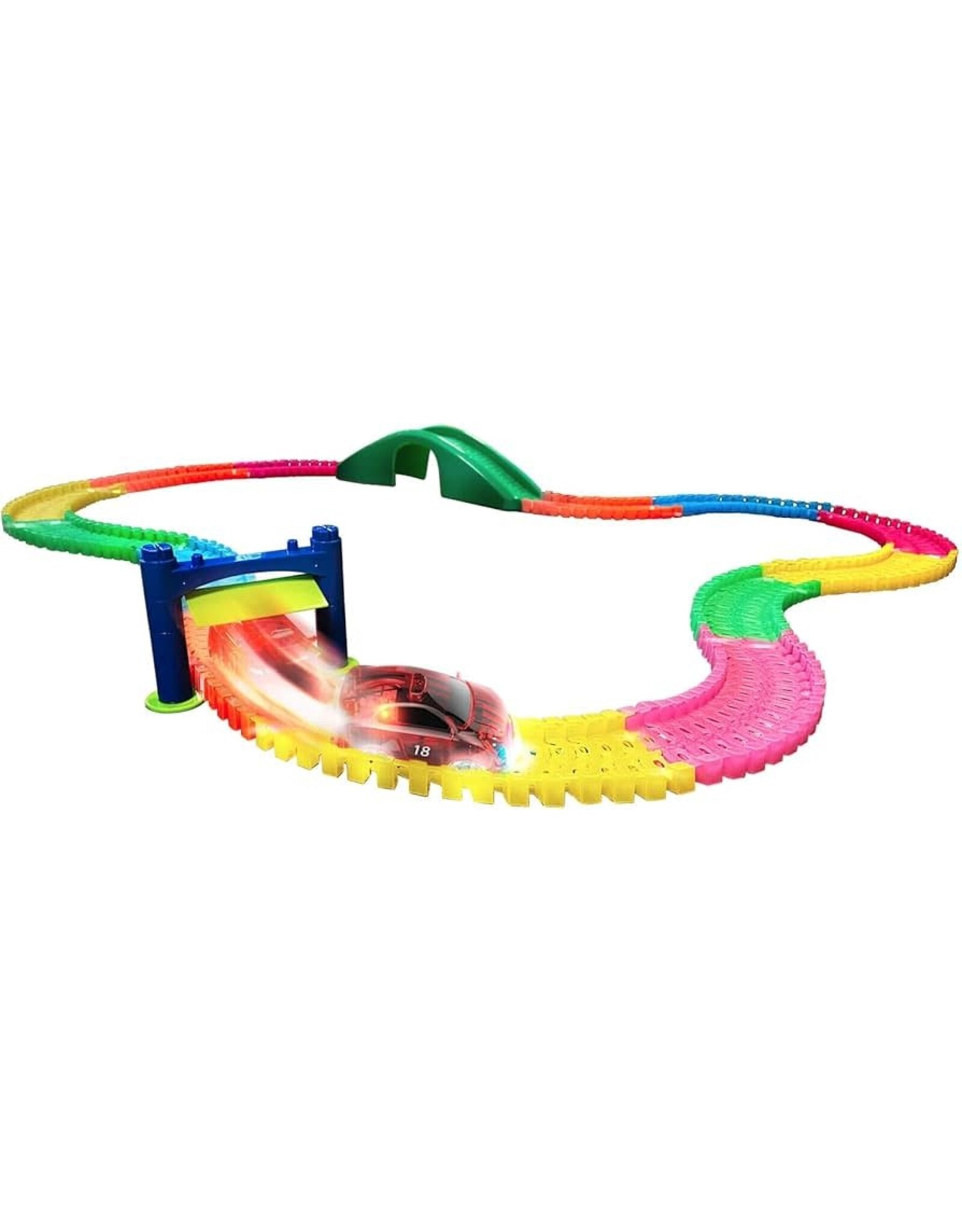 Mindscope Products Twister Tracks Neon Glow In The Dark Magna Tracks