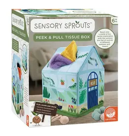 MindWare Sensory Sprouts Peek And Pull Tissue Box