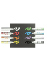 Ooly Vivid Pop! 8 Water Based Paint Markers - Metallic