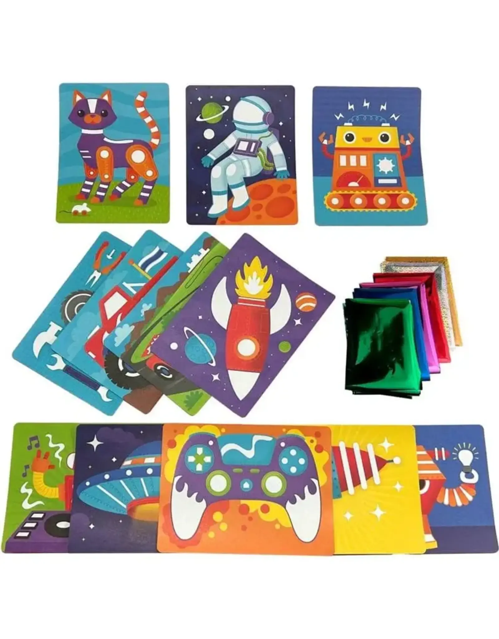 Ooly Foil Tastic Foil Art Kit Gadgets & Gizmos