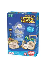 Wow in the World Wow in the World: Break-Open Crystal Geodes