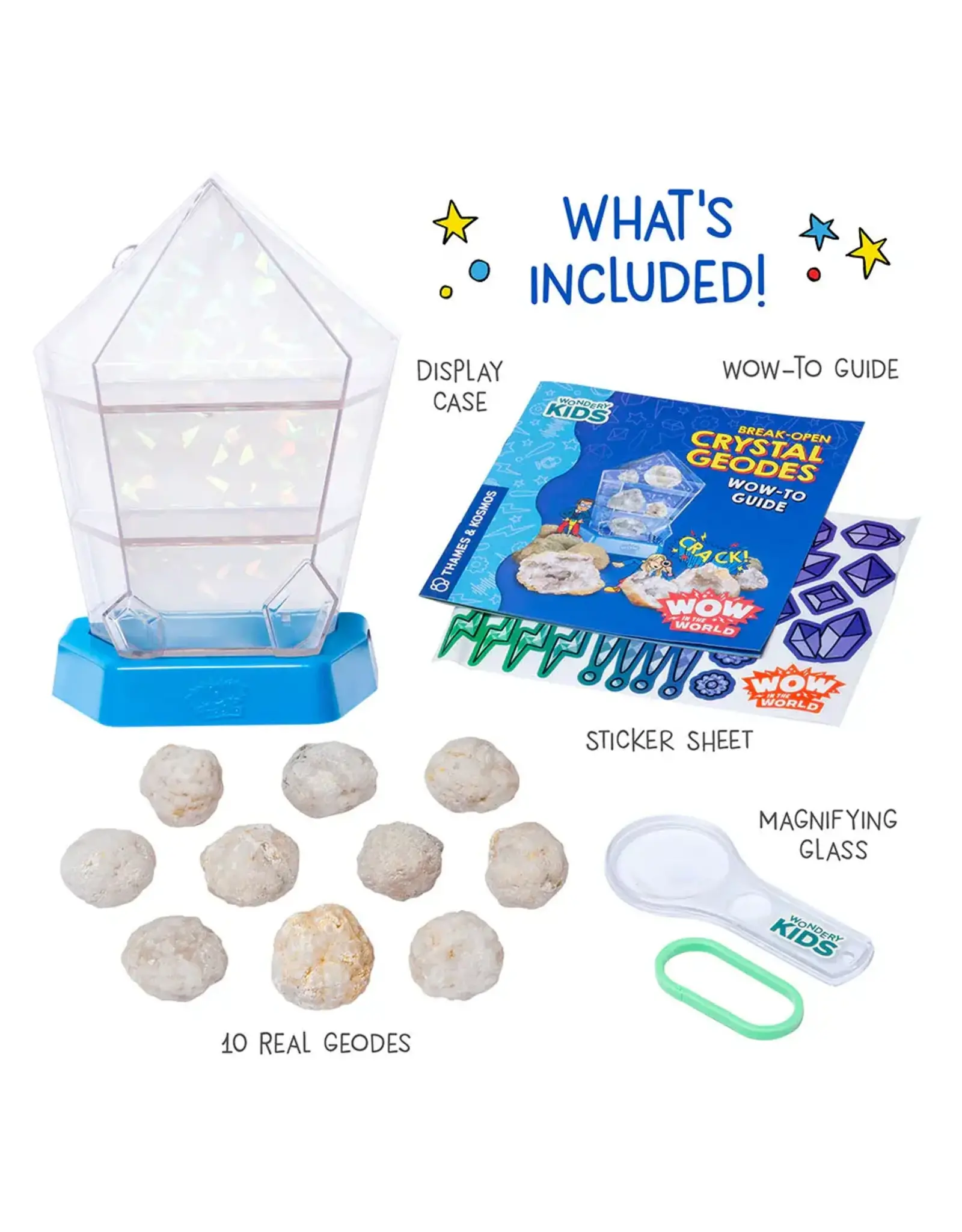 Wow in the World Wow in the World: Break-Open Crystal Geodes