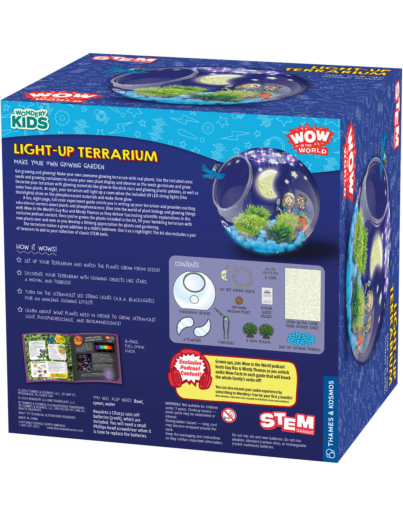 Wow in the World Wow in the World: Light-Up Terrarium