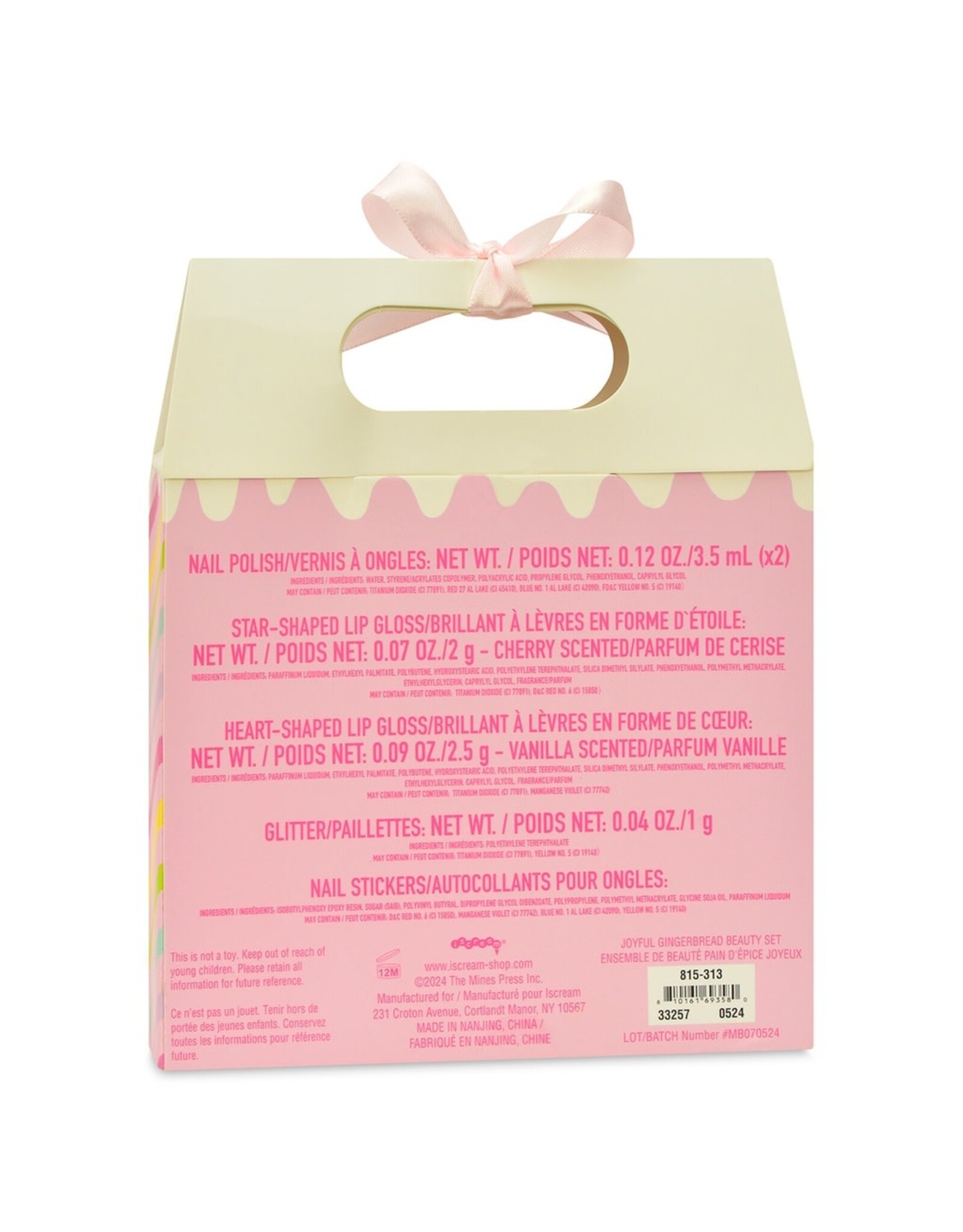 Iscream Joyful Gingerbread Beauty Set