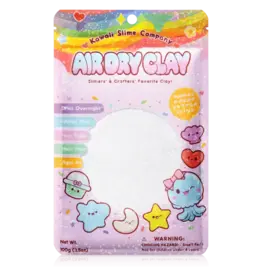 Kawaii Slime Air Dry Clay Color White