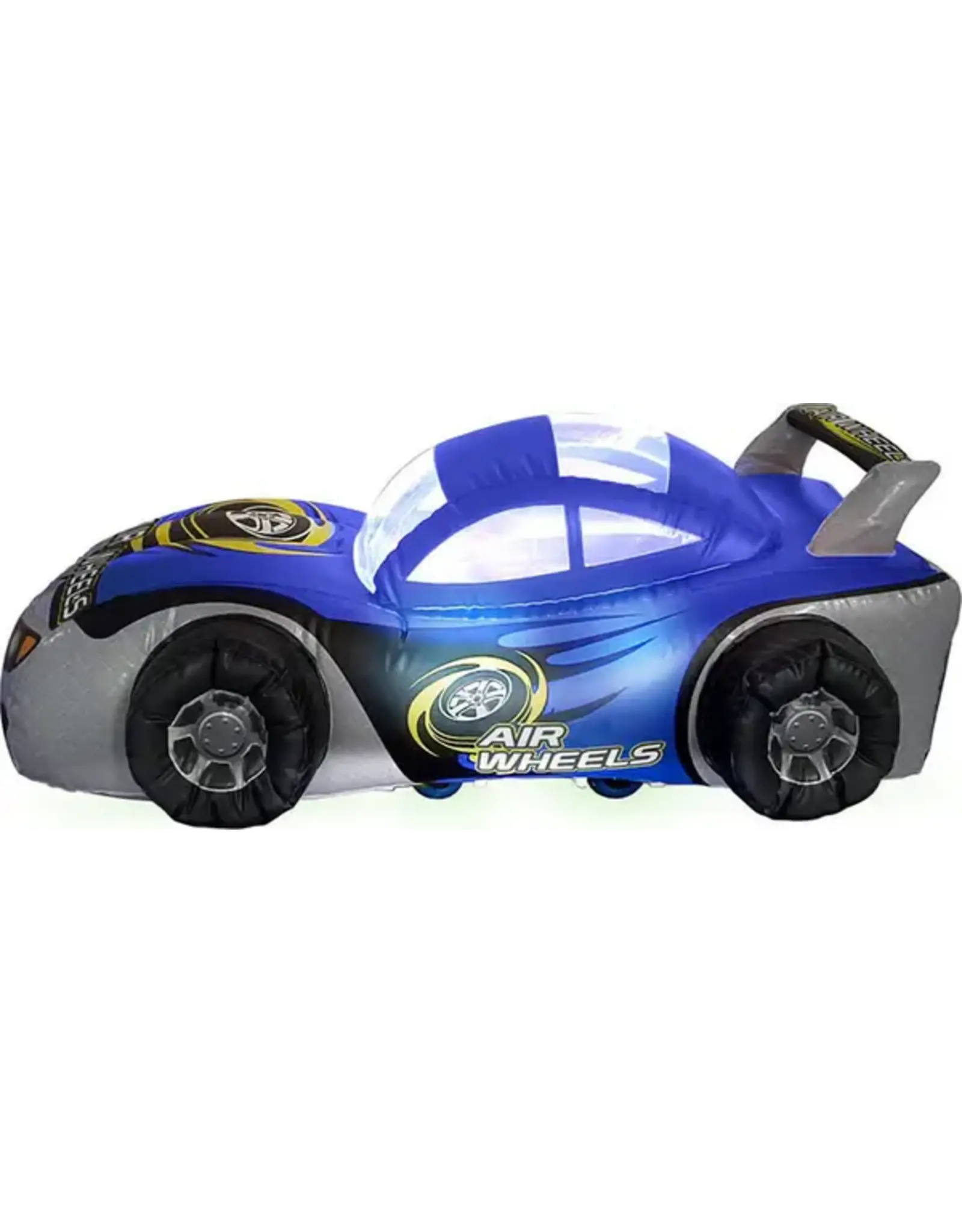 Mindscope Products Turbo Twister Air Wheels Inflatable Race Car Blue