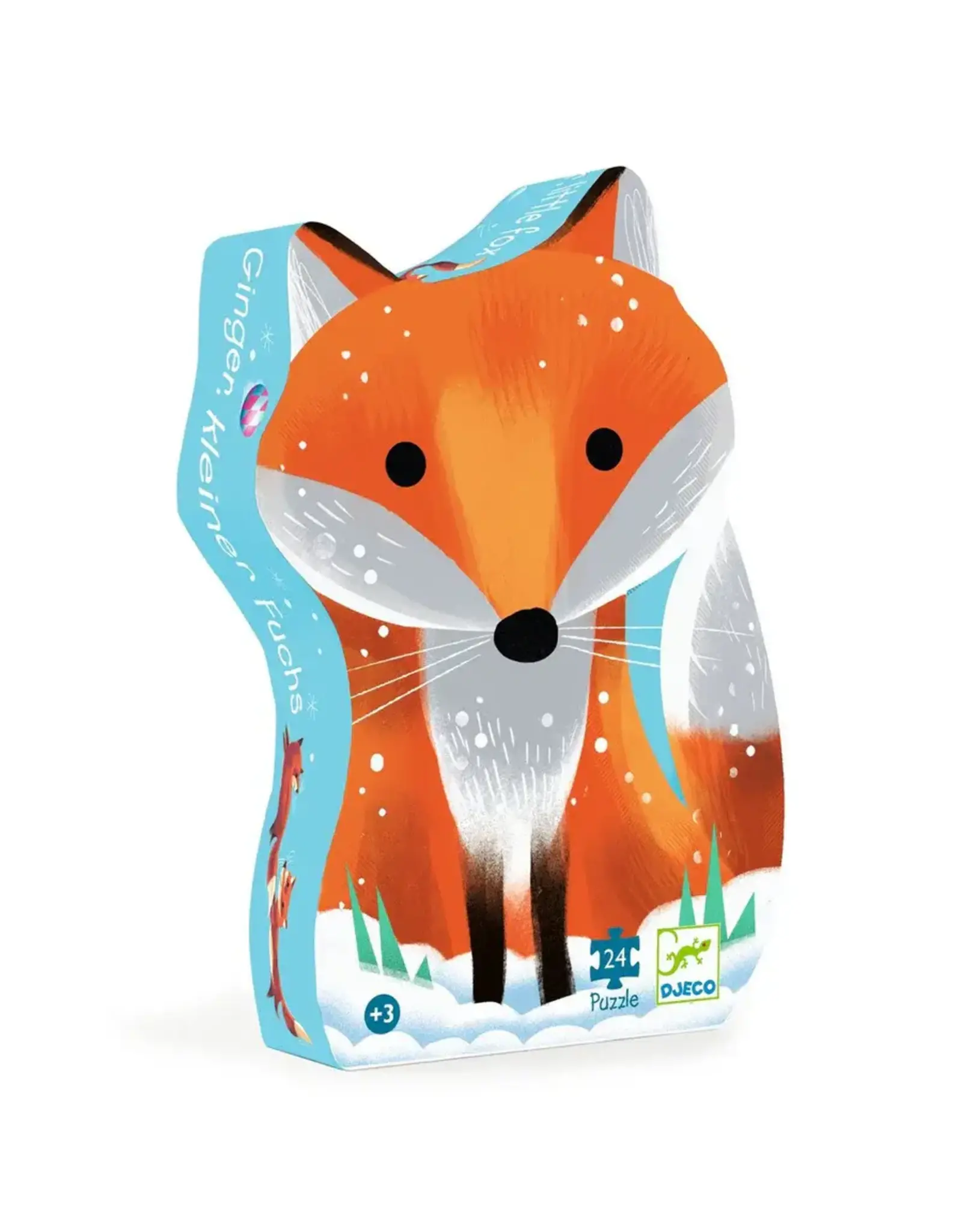 Djeco Ginger Little Fox 24 Piece Silhoutte Puzzle