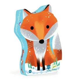 Djeco Ginger Little Fox 24 Piece Silhoutte Puzzle