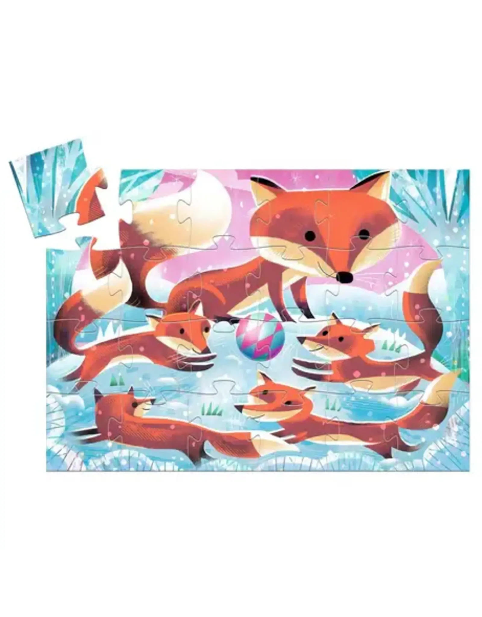 Djeco Ginger Little Fox 24 Piece Silhoutte Puzzle