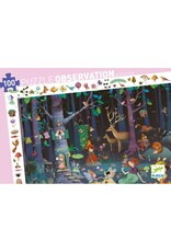 Djeco 100 Pieces Observation Puzzle Enchanted Forest