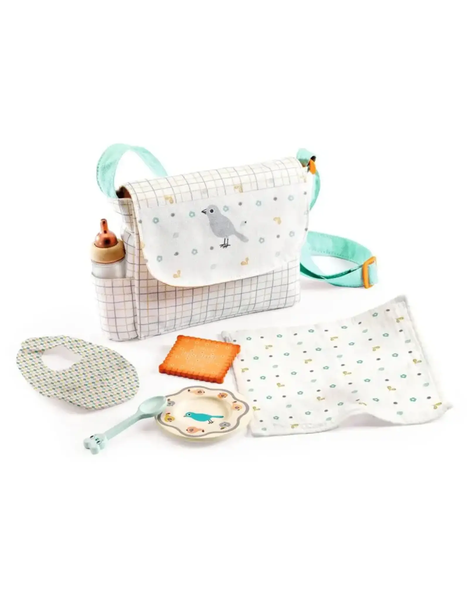 Djeco Mealtime Set Bag And Accessories