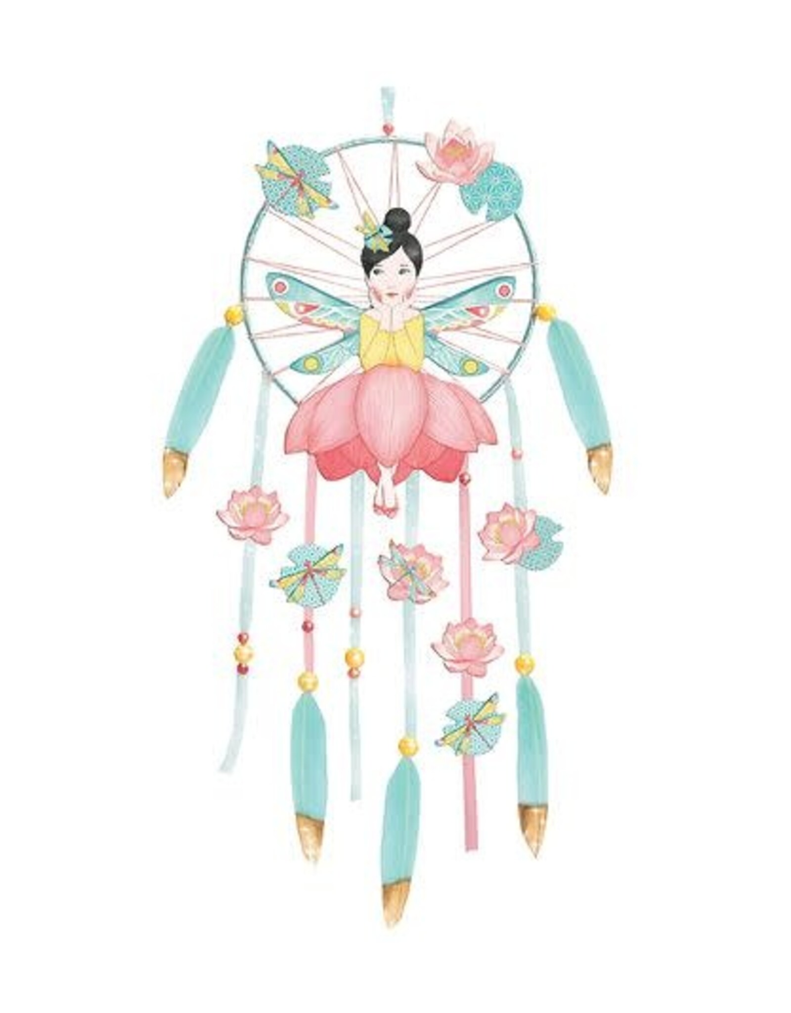 Djeco DIY Lotus Fairy Dreamcatcher
