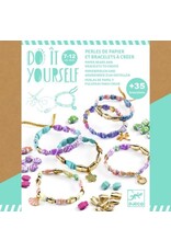 Djeco DIY Stylish And Golden Paper Beads And Bracelets