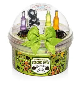 Kawaii Slime Bubonic Tonic Clear Glitter Slime