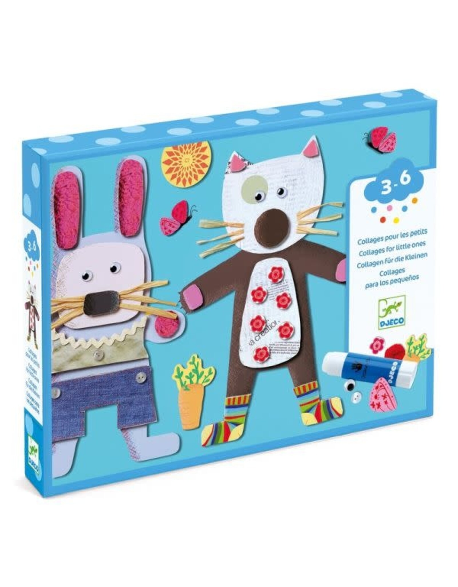 Djeco Collages For Little Ones Little Animals