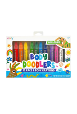 Ooly Body Doodlers Face & body Crayons Set Of 12 Colors