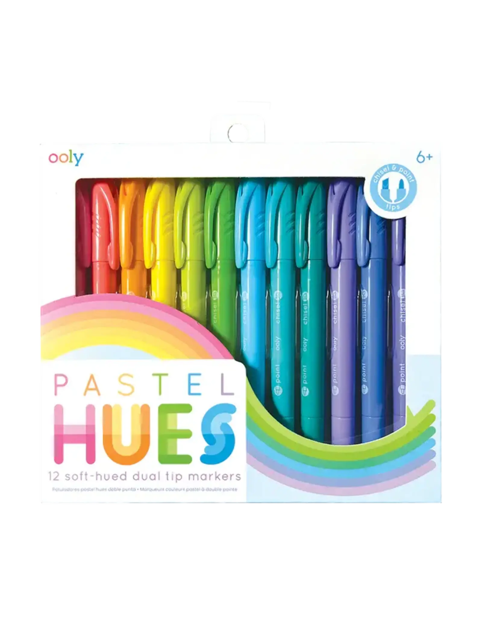 Ooly Pastel Hues Markers Set Of 12