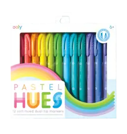 Ooly Pastel Hues Markers Set Of 12