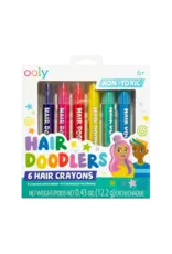 Ooly Hair Doodlers Hair Crayons Set of 6 Colors
