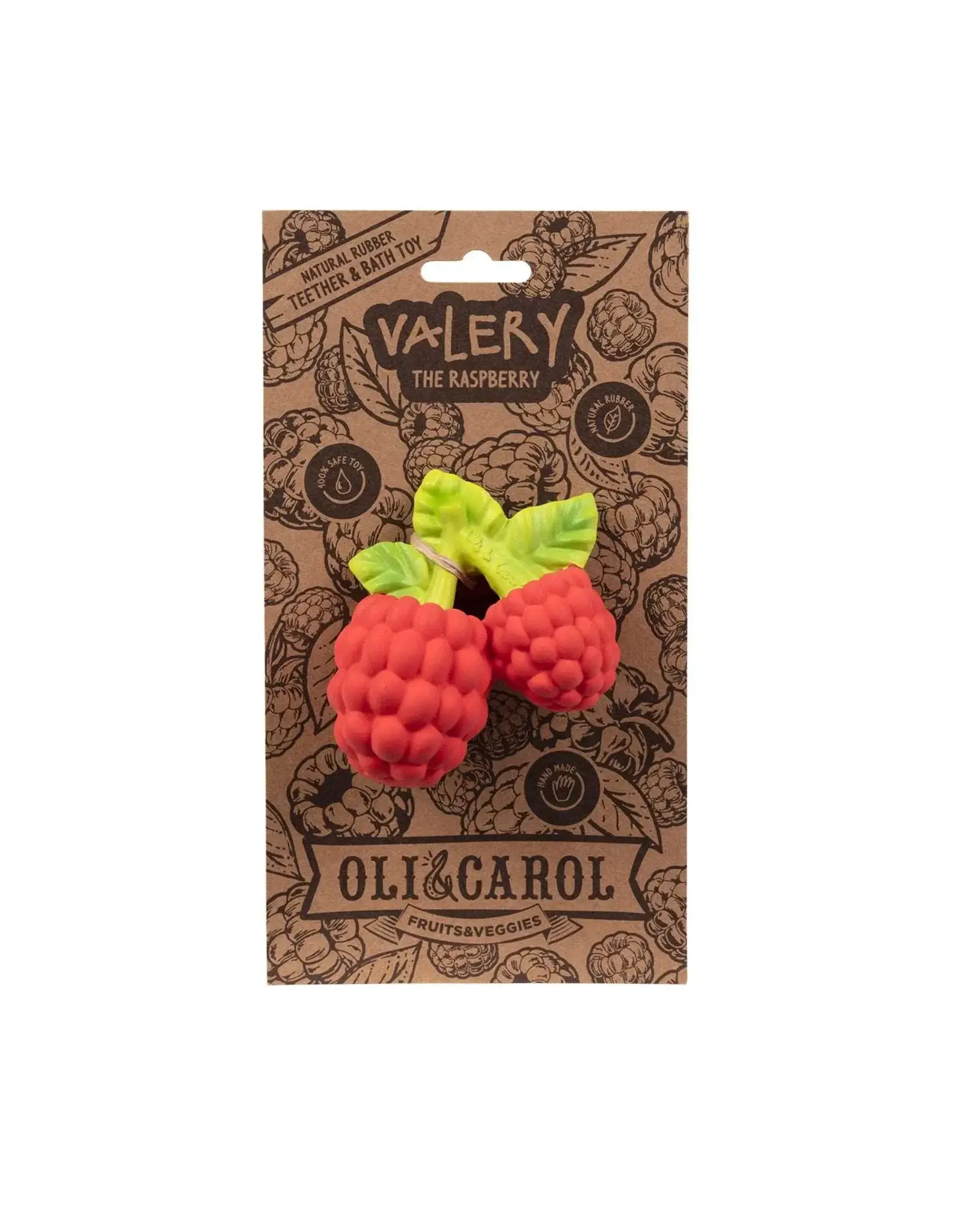 Oli & Carol Valery The Raspberry Baby Teether