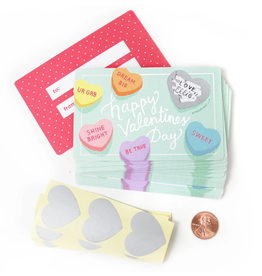 Inklings Paperie Scratch Off Valentines Cards Sweetheart