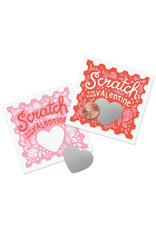 Inklings Paperie Scratch Off Valentines Card Floral