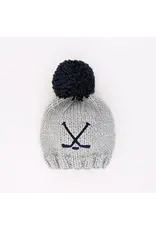 Huggalugs Hockey Ice Grey Beanie Hat