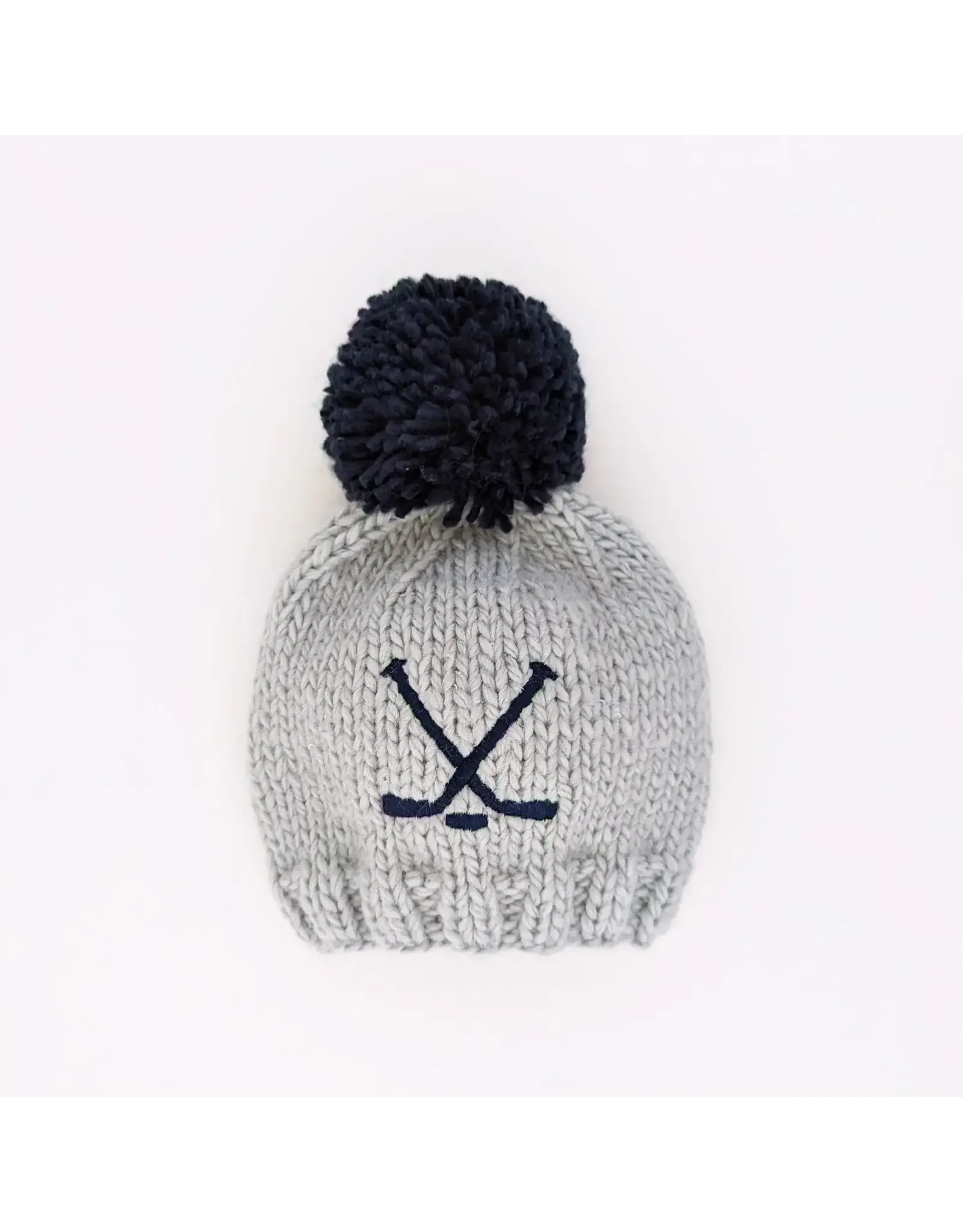 Huggalugs Hockey Ice Grey Beanie Hat
