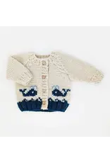 Huggalugs Whale Cardigan Sweater For Baby & Toddler
