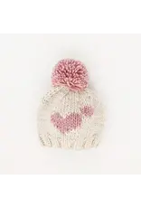 Huggalugs Sweetheart Knit Beanie Hat Rosy Baby & Kids