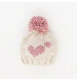 Huggalugs Sweetheart Knit Beanie Hat Rosy Baby & Kids