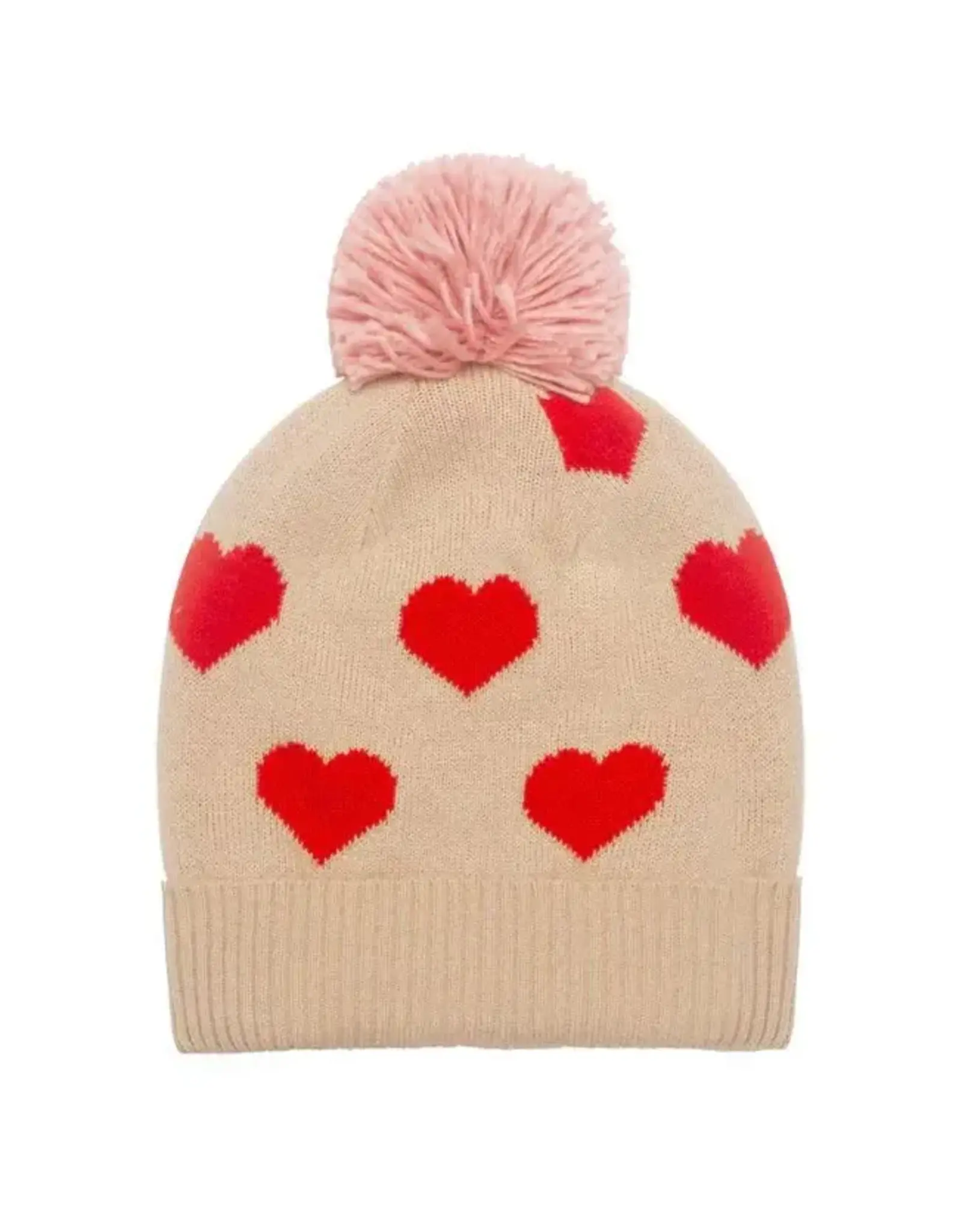Huggalugs Sweetheart Knit Beanie Hat