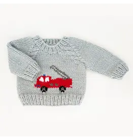 Huggalugs Fire Engine Crew Neck Sweater