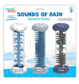 Hand2Mind Sounds Of Rain Sensory Tubes