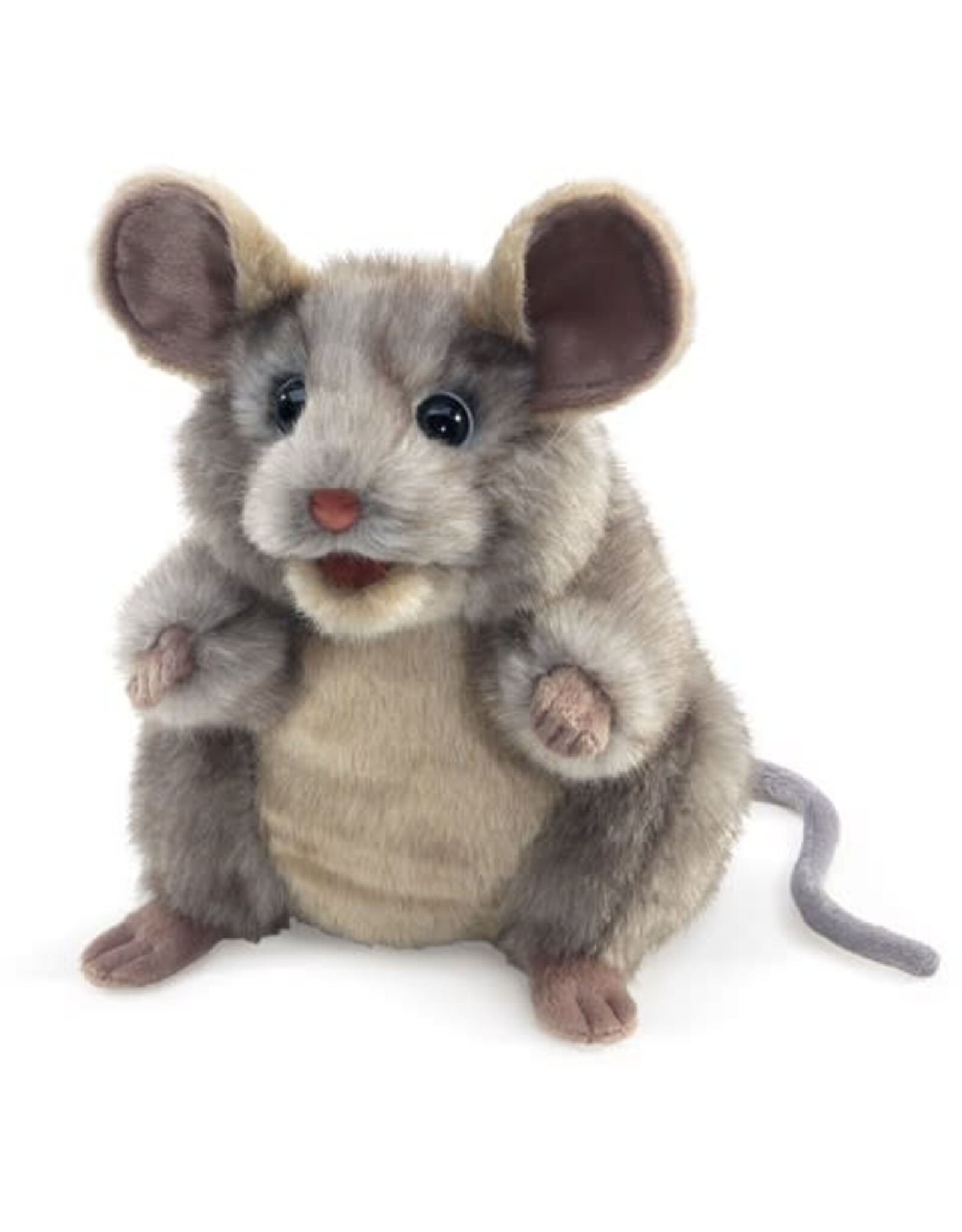 Folkmanis Gray Mouse Hand Puppet